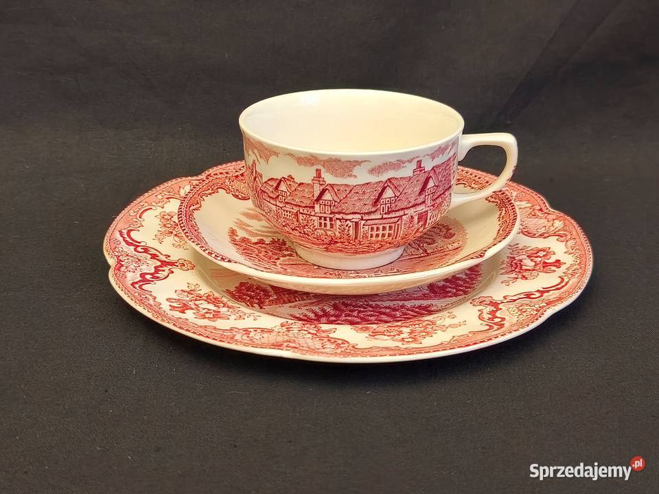 Zestaw kawowy trio angielski Johnson Bros Old Antyki, Sztuka, Kolekcje