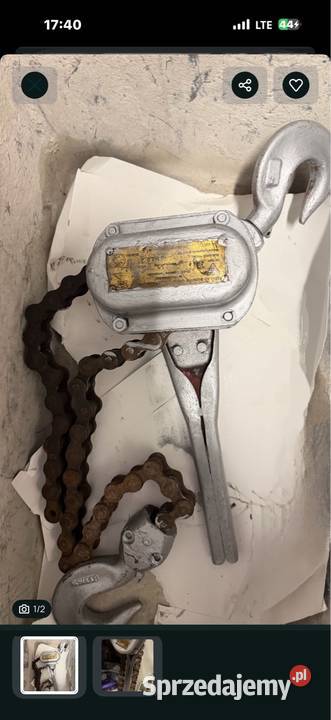 Używana wciągarka łańcuchowa śląskie Bytom