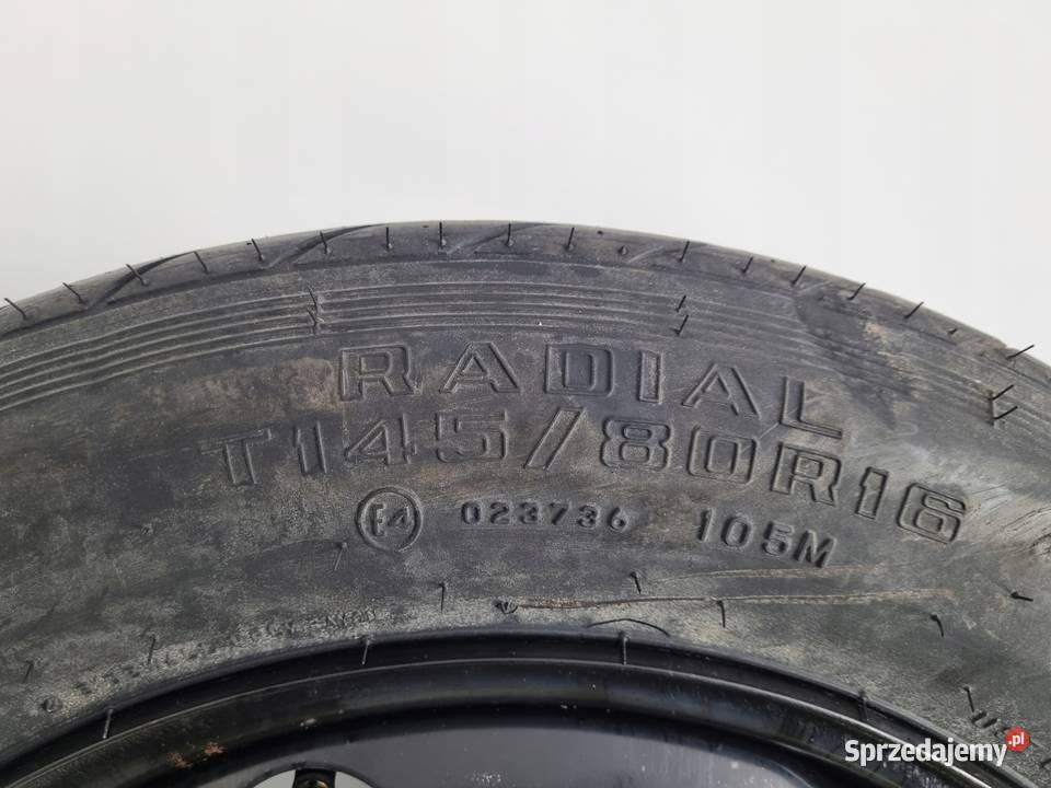 KOŁO DOJAZDOWE ZAPASOWE Jaguar SType 14580 R16 Chełm