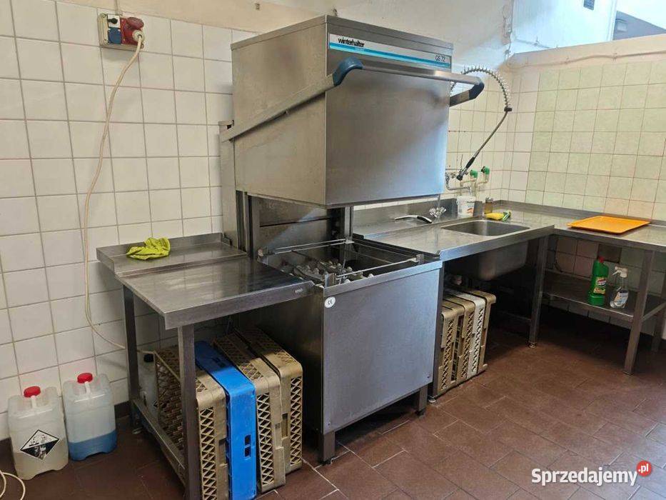 Zmywarka kapturowa Winterhalter GS 72 stoły i