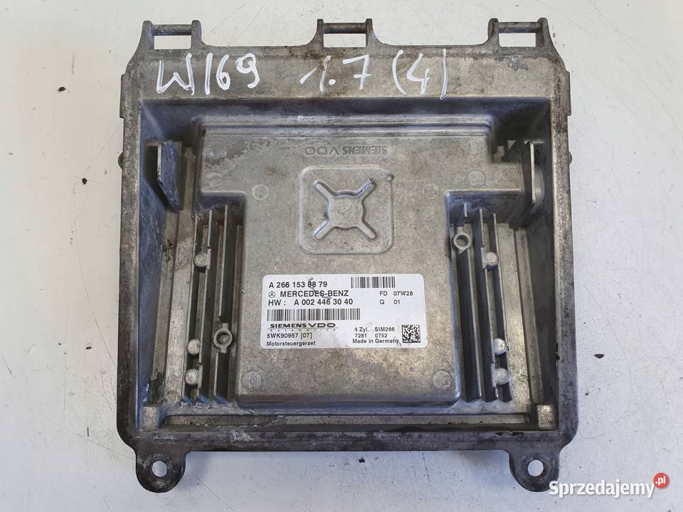 Mercedes W169 17 8V STEROWNIK SILNIKA komputer osobowe lubelskie Janów sprzedam