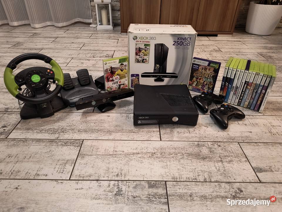 Sprzedam konsolę Xbox 360 250 GB KINECT Zaździerz sprzedam