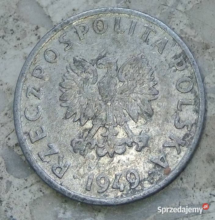 POLSKA 5 GROSZY 1949 rbzALRZADKA Legionowo