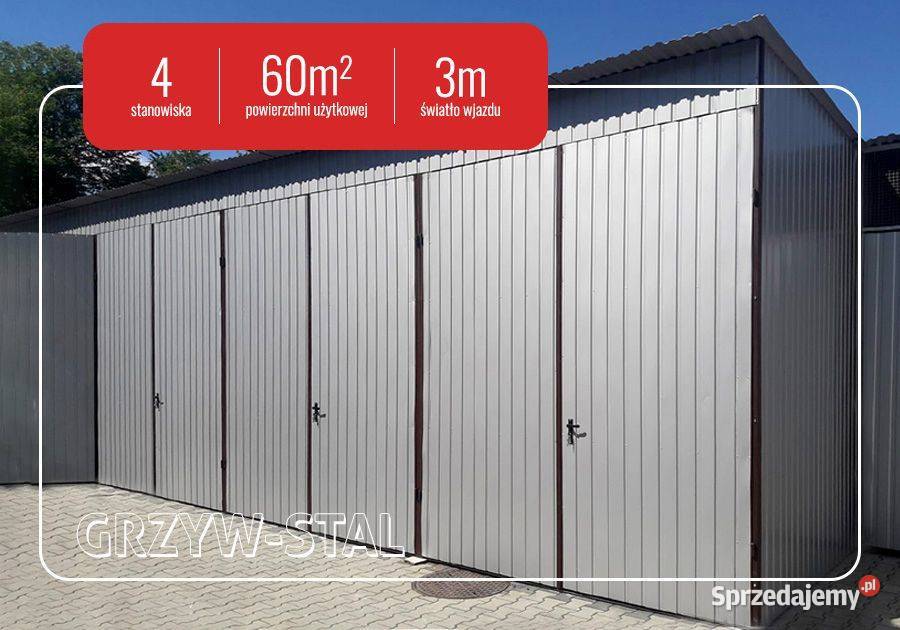 Garaż blaszany 10x6 Hala Garaże Blaszane Wiaty Sępólno Krajeńskie