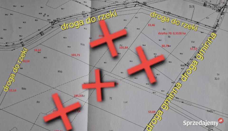 Ostatnia działka z DOSTĘPEM DO RZEKI SKRWA i