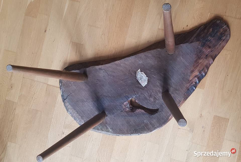 Stolik kawowy warsztaty zakopiańskie sygnowany Meble