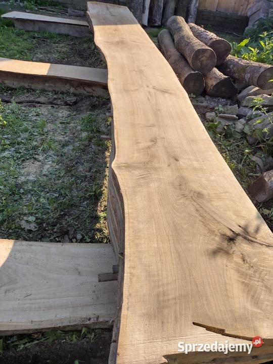 dechy dębowe live edge wood monolit Stoły, krzesła, biurka Przysucha
