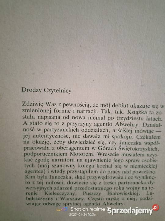 Leśne noce Stompor książki Warszawa księgarnia Rok wydania 1987 sprzedam