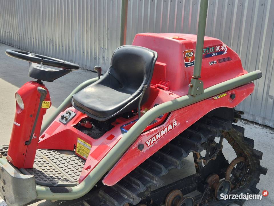 Traktorek traktor YANMAR AC10D 10 Glebogryzarka