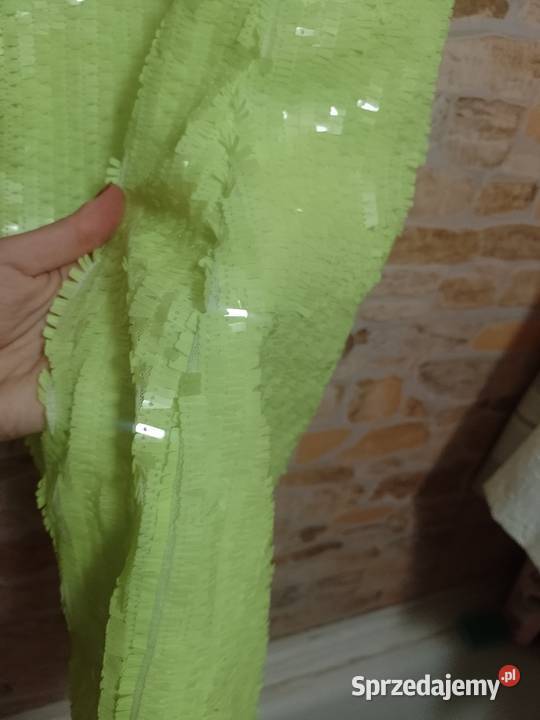 3638 SM Boohoo Bogato zdobiona sukienka cekinowa Spódnice i sukienki Kraków