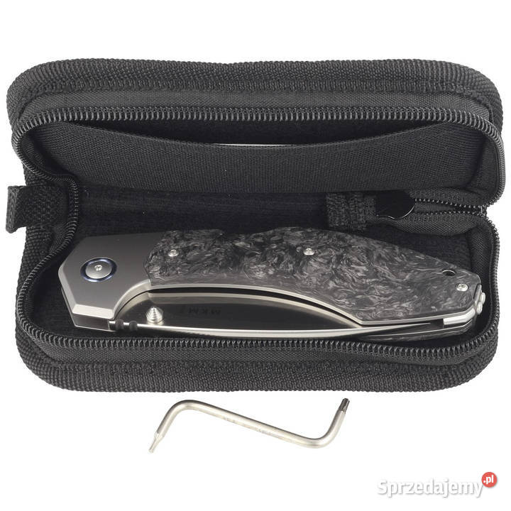 Nóż składany MKM Hero Marbled Carbon Fiber Satin Warszawa
