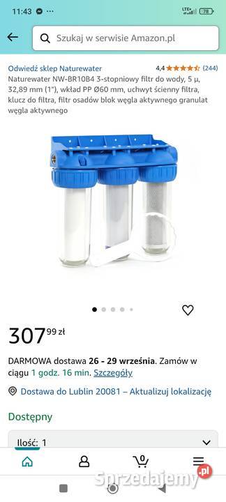 Naturewater NWBR10B4 3stopniowy filtr do wody 5 Mielec