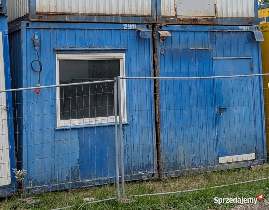 Kontener podwójny duo szatniowy budowlany 298299 mazowieckie Łomianki