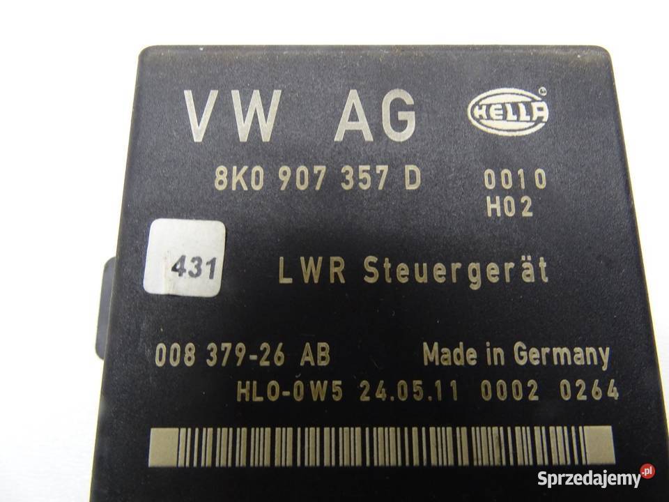 MODUŁ STEROWNIK ŚWIATEŁ 8K0907357D AUDI A4 B8 A5