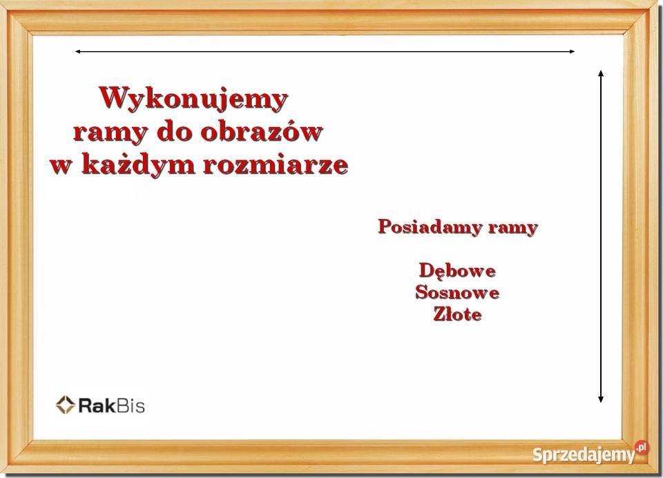 rama drewniana na obraz plakat zdjęcie 60x70 podkarpackie Rakszawa