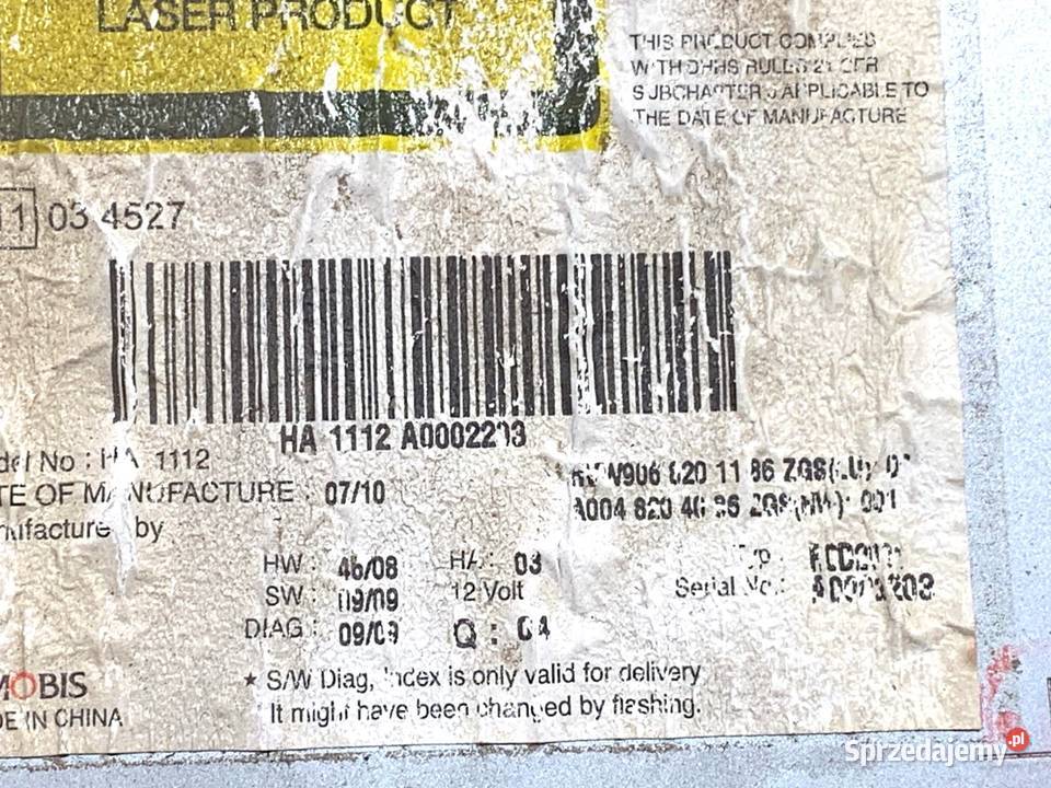 RADIO VW CARFTER 30 35 0616 ODTWARZACZ Sprzęt audio fabryczny