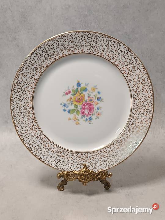THOMAS ROSENTHAL Patera Bukiet Kwiatów Germany Porcelana i szkło sprzedam