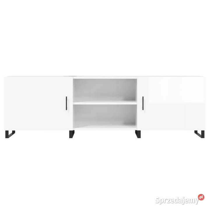Szafka pod TV wysoki połysk biała 150x30x50 mazowieckie Warszawa