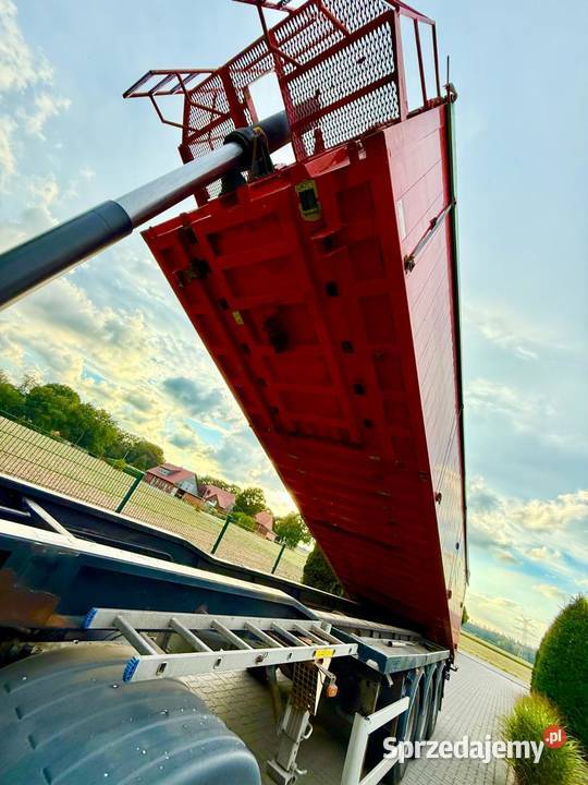 Naczepa z wydmuchem wywrotka do pelettu sruty mazowieckie Warszawa