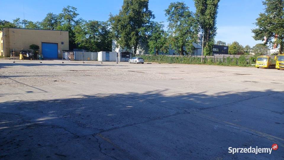 Do wynajęcia plac utwardzony o pow 2400 m2 Wynajem małopolskie sprzedam