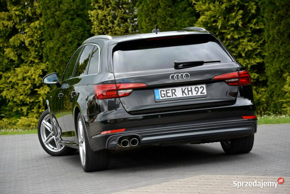 Audi A4 Avant Matrix Led El klapa 2xSLine Skóry czujnik parkowania mazowieckie Ostrów Mazowiecka