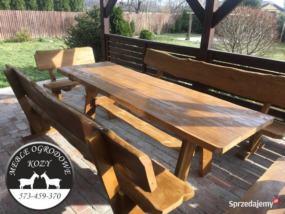 WYPRZEDAŻ POSEZONOWA Meble góralskie ogrodowe Mława