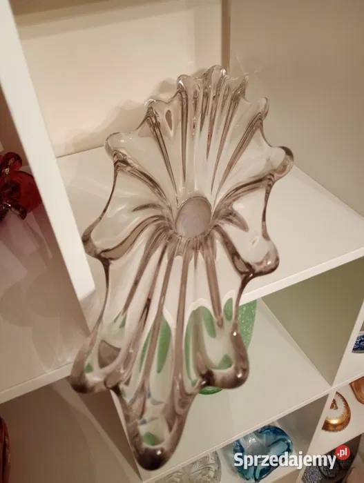 duża patera murano 60 włoskie szkło artystyczne mazowieckie Zegrze Południowe
