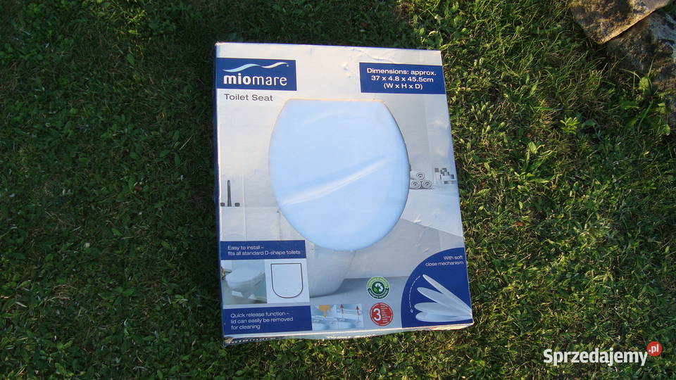 Deska sedesowa wolno opadająca biała Nowa Warszawa