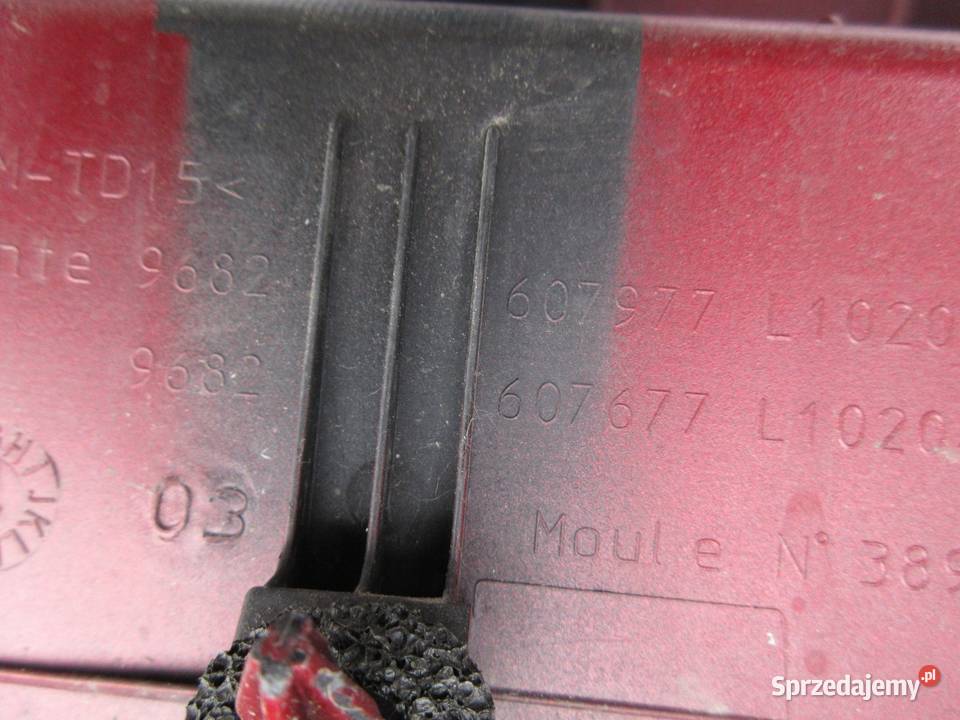 BLENDA KLAPY TYŁ CITROEN C4 PICASSO 06 śląskie Ruda Śląska sprzedam