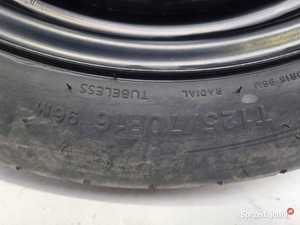 KOŁO DOJAZDOWE ZAPASOWE Audi Seat Vw Golf VI lubelskie Chełm sprzedam