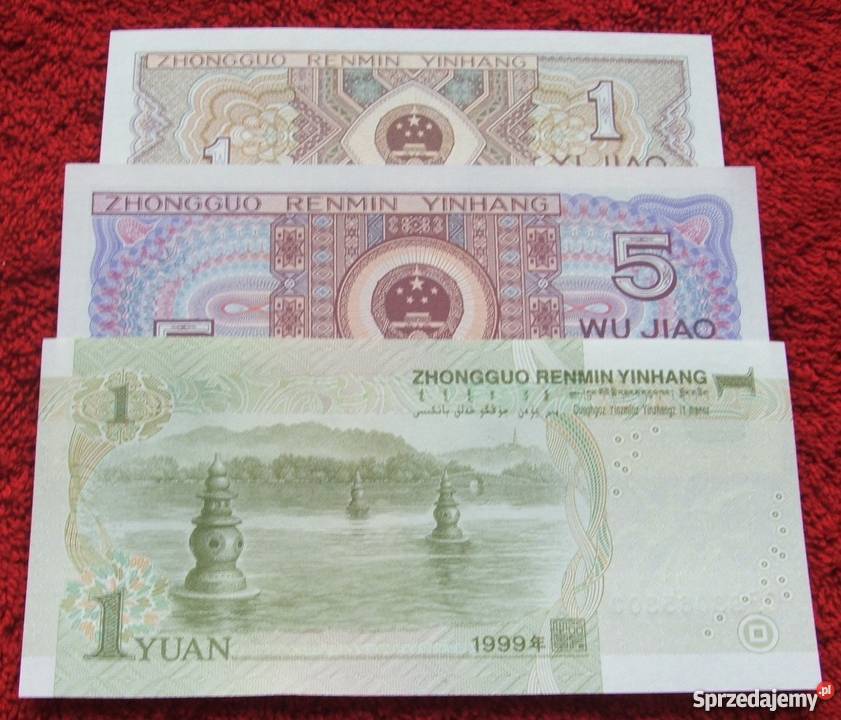 CHINY Kolekcjonerskie Banknoty Zestaw 3 sztuki Katowice