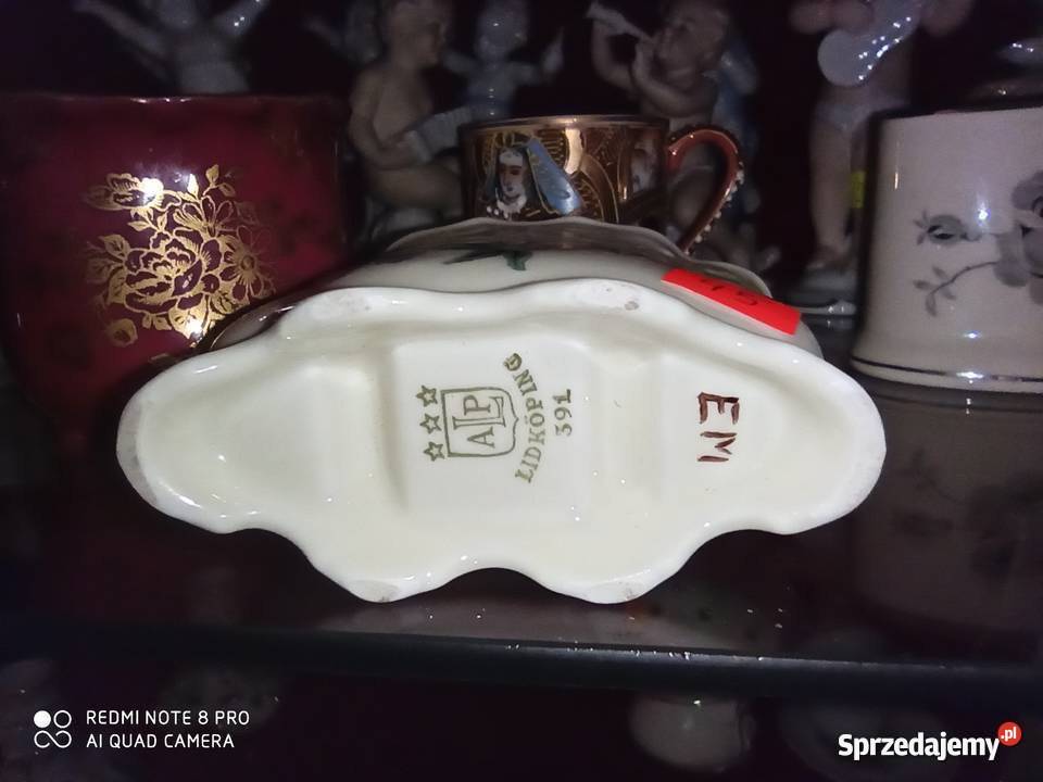 Wykałacznik z kwiatkami Ecru Syg Lindkping Gdańsk