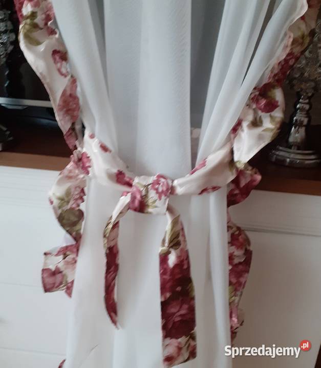 Firany kwiat angielski wielokolorowy Mława