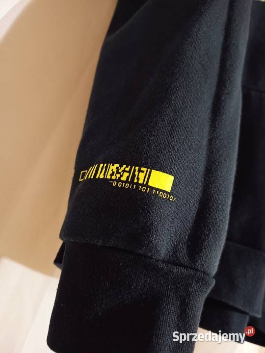 Bluza Męska z Kapturem Dresowa Hoodie Bawełna Suwałki