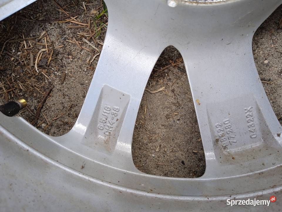 Felgi Opel 16 oryginalne 4 sztuki Średnica 16"