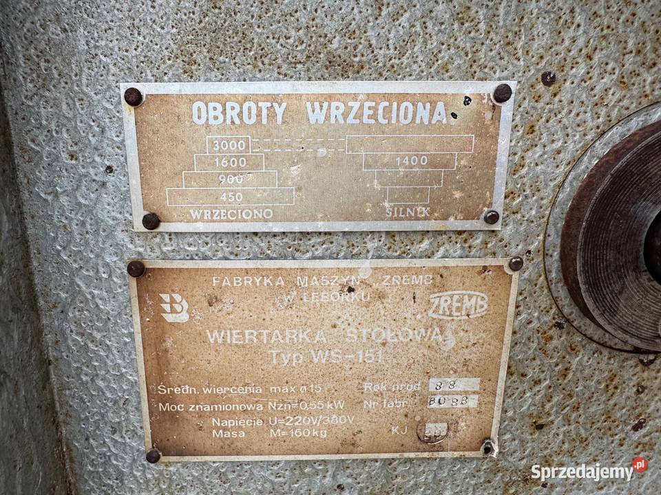 Wiertarka pionowa WS 151 Kalwaria Zebrzydowska