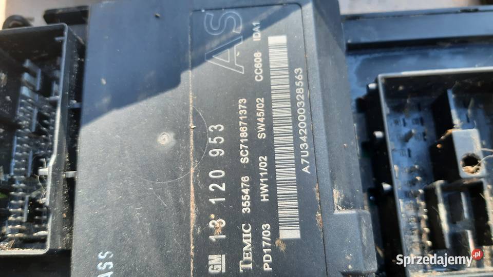 zestaw startowy vectra c 22 16V do odpalenia komputery Układ elektryczny dolnośląskie Korzeńsko