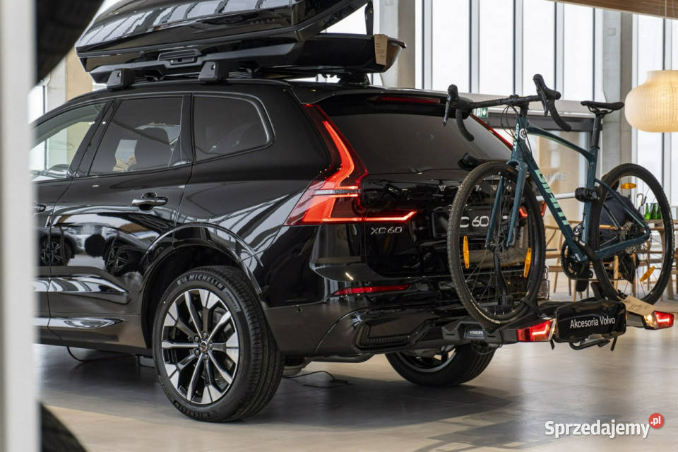 Volvo XC 60 Ultra Dark T6 eAWD plugin hybrid 253 podgrzewane fotele łódzkie Łódź