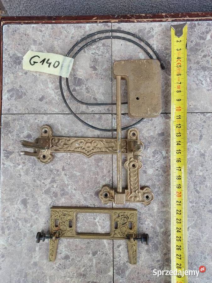 G140 Gong sanki mocowanie mechanizmu starego Tczew