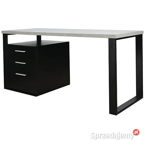 Biurko Neptun kontenerek Beton jasnoszary 140 Biłgoraj