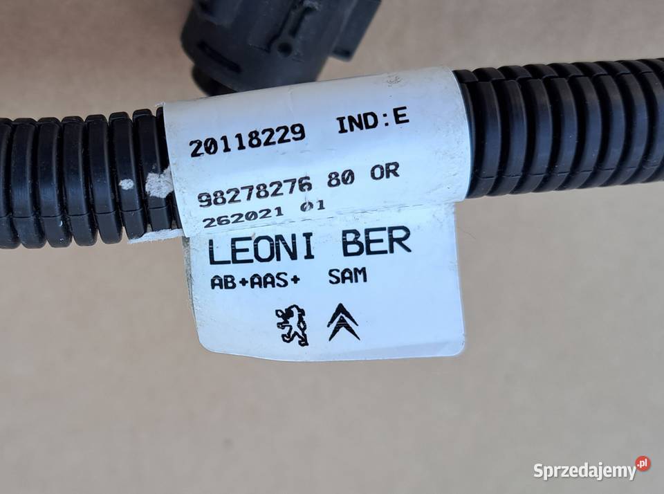 Wiązka PDC zderzaka przód Peugeot 3008 5008 II 6 Mielęcin