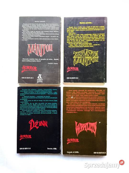 Masterton Herbert Higgins Wilson i inni Horrory Gdynia sprzedam