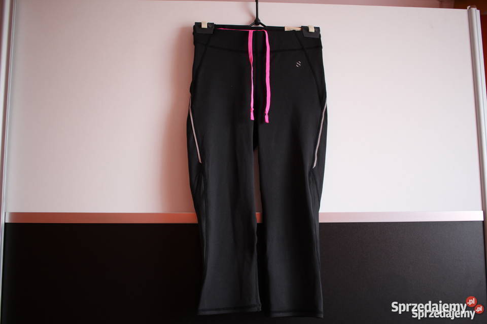 rybaczki legginsy spodnie hm sport xs 34 czarny sprzedam