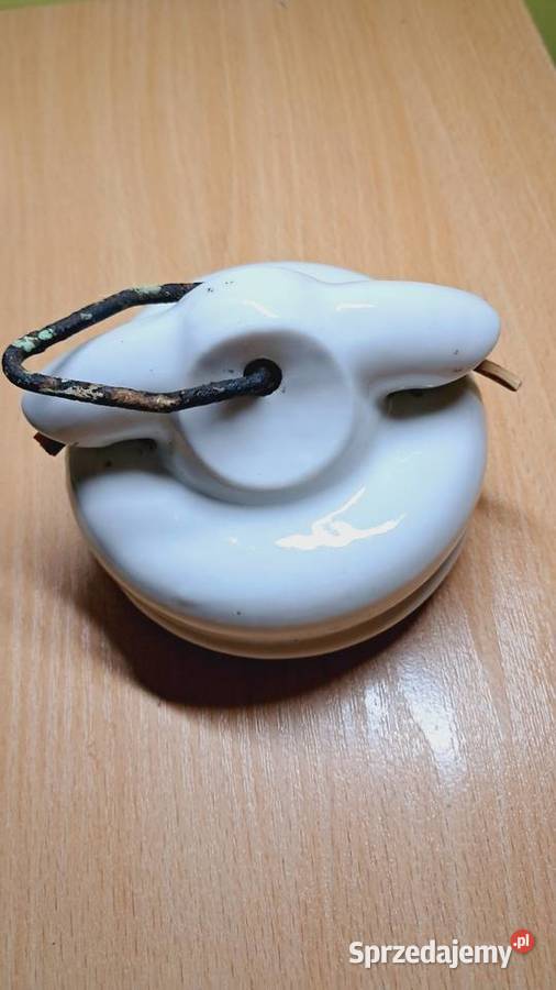 Stara Porcelanowa Oprawa Do Lampy PRL Vintage Świecie
