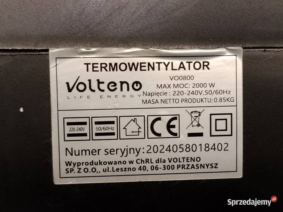 Nagrzewnica elektryczna 2000w Nagrzewnice