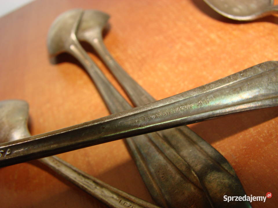 JCzerwiński łyżeczki plater 6 pomorskie Pruszcz Gdański