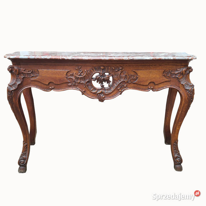 RZEŹBIONY STOLIK KONSOLA LUDWIKOWSKA Szczecin