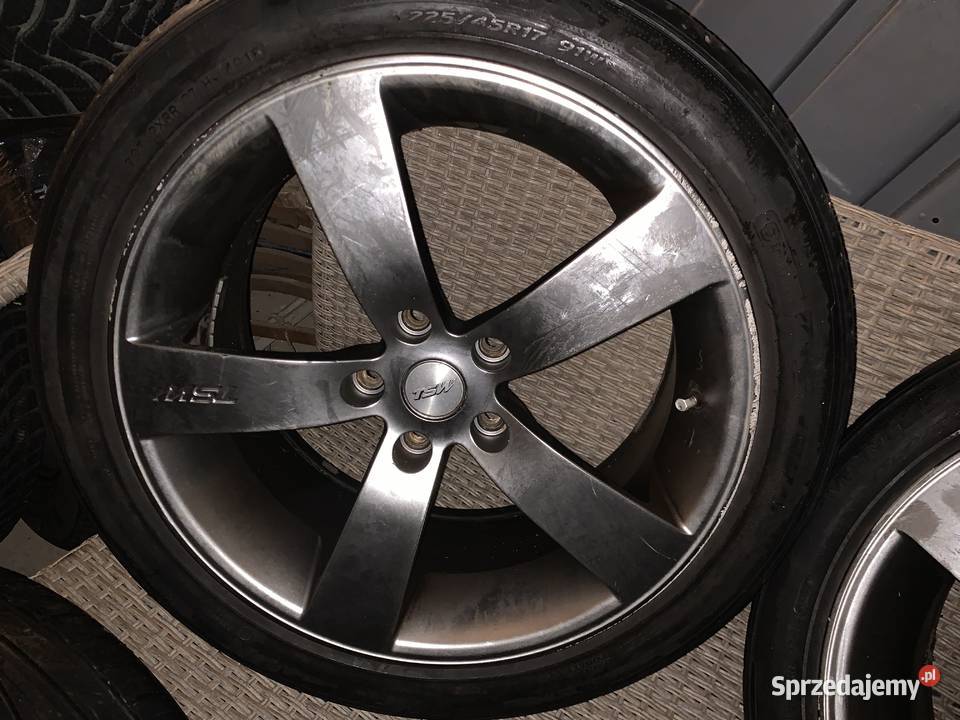 Felgi aluminiowe 17 TSW Volvo V50 z oponami