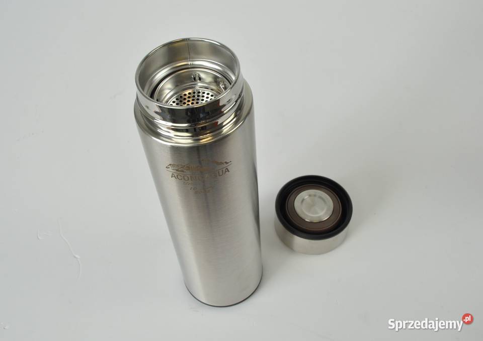 Termos 470 ml logo grawer SREBRNY 50 Leżajsk
