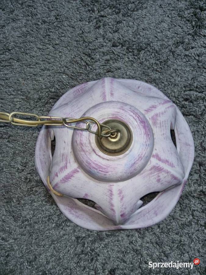 Lampa wisząca gipsowa Wola Podłężna